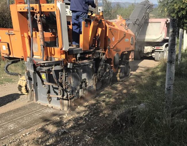 Реконструкција на улица во с. Романовце