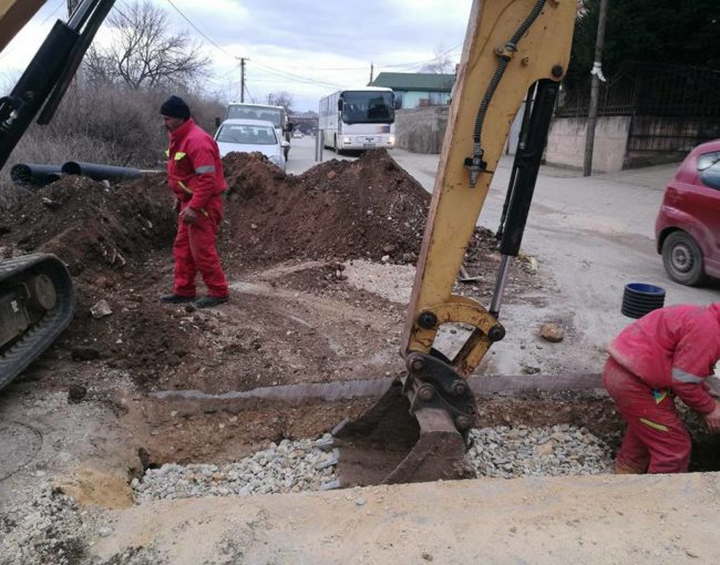 Проширување на фекална канализација во Долно Коњаре