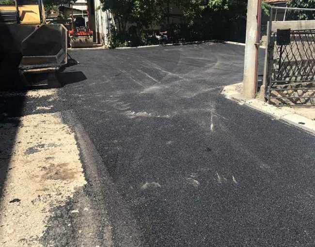 Асфалтирање на крак од ул. Иго Тричковиќ во централно градско подрачје