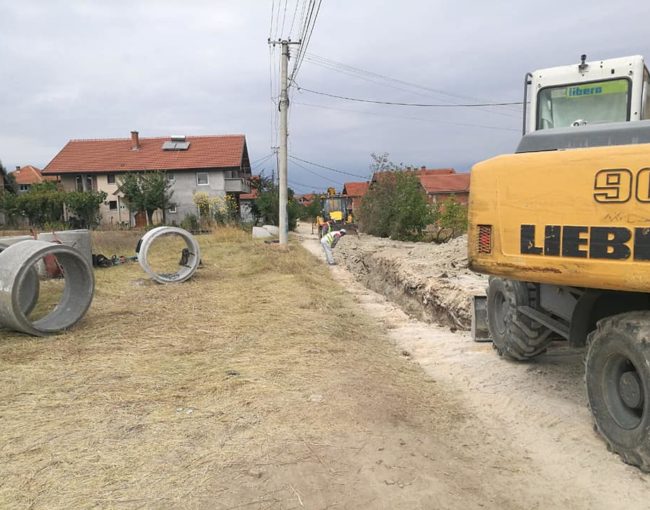 Изградба на фекална канализација на ул.Трајко Прокопиев во населба Перо Чичо – 645м2