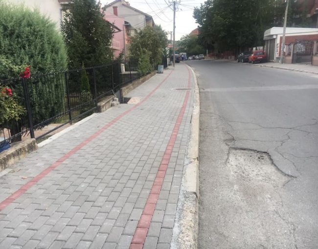 Реконструкција на тротоари на ул. Тоде Думба во населба Гоце Делчев