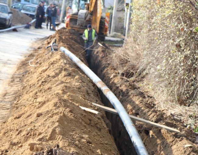 Реконструкција на водоводна мрежа на ул. Милорад Петровиќ и краци