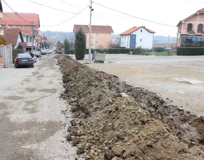 Изградба на водоводна мрежа на ул. 2002 во населба Тоде Мендол