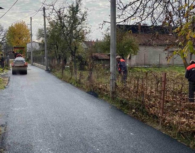 Асфалтирање на крак од ул. Никола Тесла
