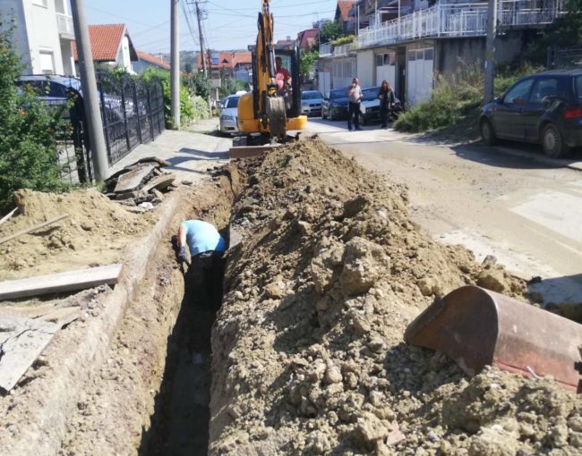 Изградба на гасоводна мрежа на ул. Васко Карангелески