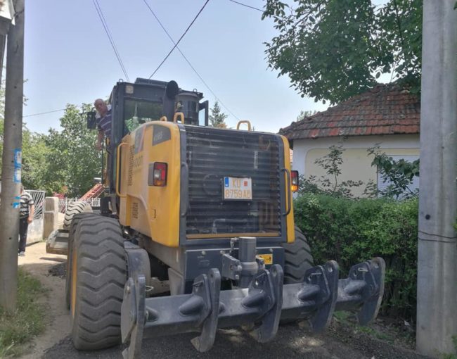 Тампонирање на улици во с. Режановце