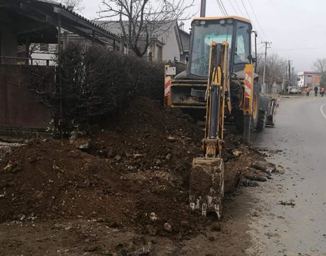 Реконструкција на водоводна мрежа на ул. Миодраг Петровиќ – 785м
