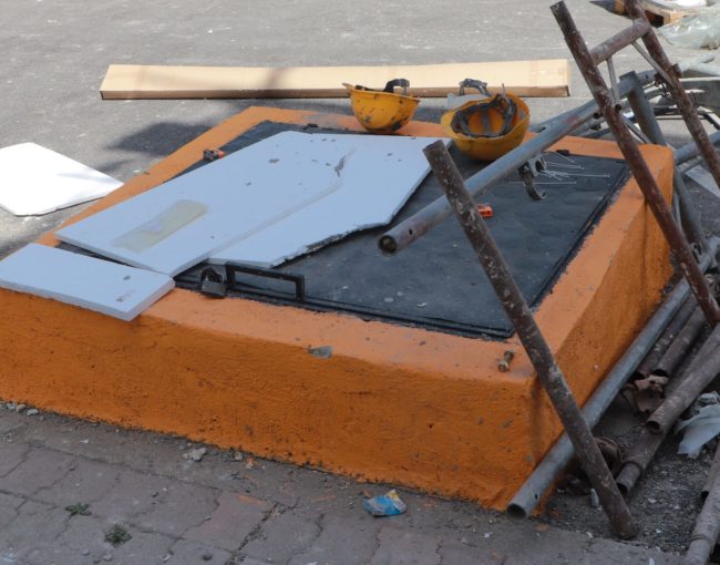Поправка на бунарот за наводнување на зелените површини во училиштето и на атлетската патека во ОСТУ Наце Буѓони